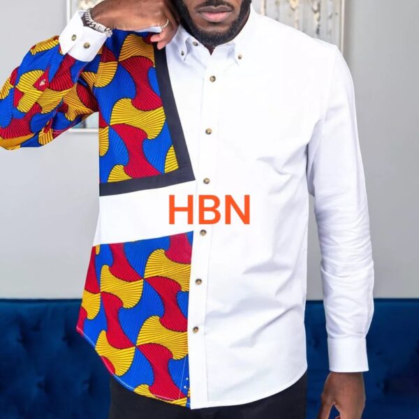 HBA African Clothing African Men Traditional Clothing African Men Dashiki 1Piece shirt/Suits Clothes