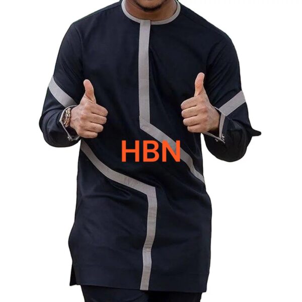 HBA African Clothing African Men Traditional Clothing African Men Dashiki 1Piece shirt/Suits Clothes