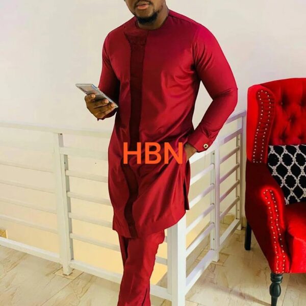 HBA African Clothing African Men Traditional Clothing African Men Dashiki 1Piece shirt/Suits Clothes