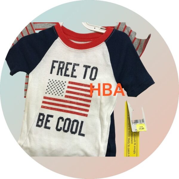 T-shirt for Kids Girls T Shirts Polo Shirt Print Cotton BY HBA